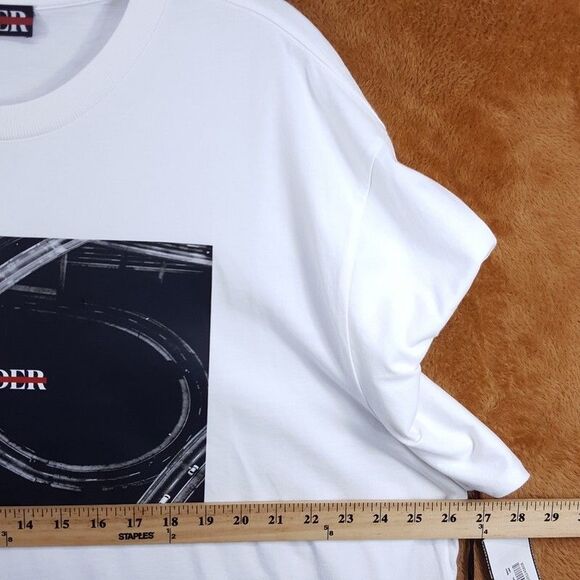 VAYDER Shirt Mens XXL White Pullover Crew Graphic Street T-Shirt Tee Logo $205 - Picture 5 of 7